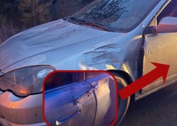 Kelowna man loses car held together with duct tape, garden latch