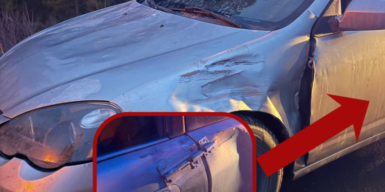 Kelowna man loses car held together with duct tape, garden latch